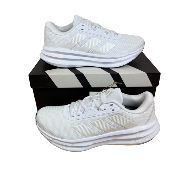 Adidas Galaxy 7 Running shoes gym Workout Women's 7.5 Cloud White Metalic IH3662 - Picture 1 of 9